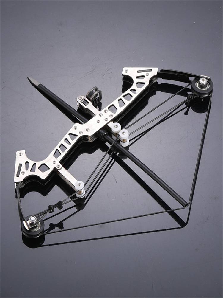 Stainless steel mini, small micro -bow and arrow composite pulley bow, arrow, arrow bow, arrow, laser aim at bowl arrow
