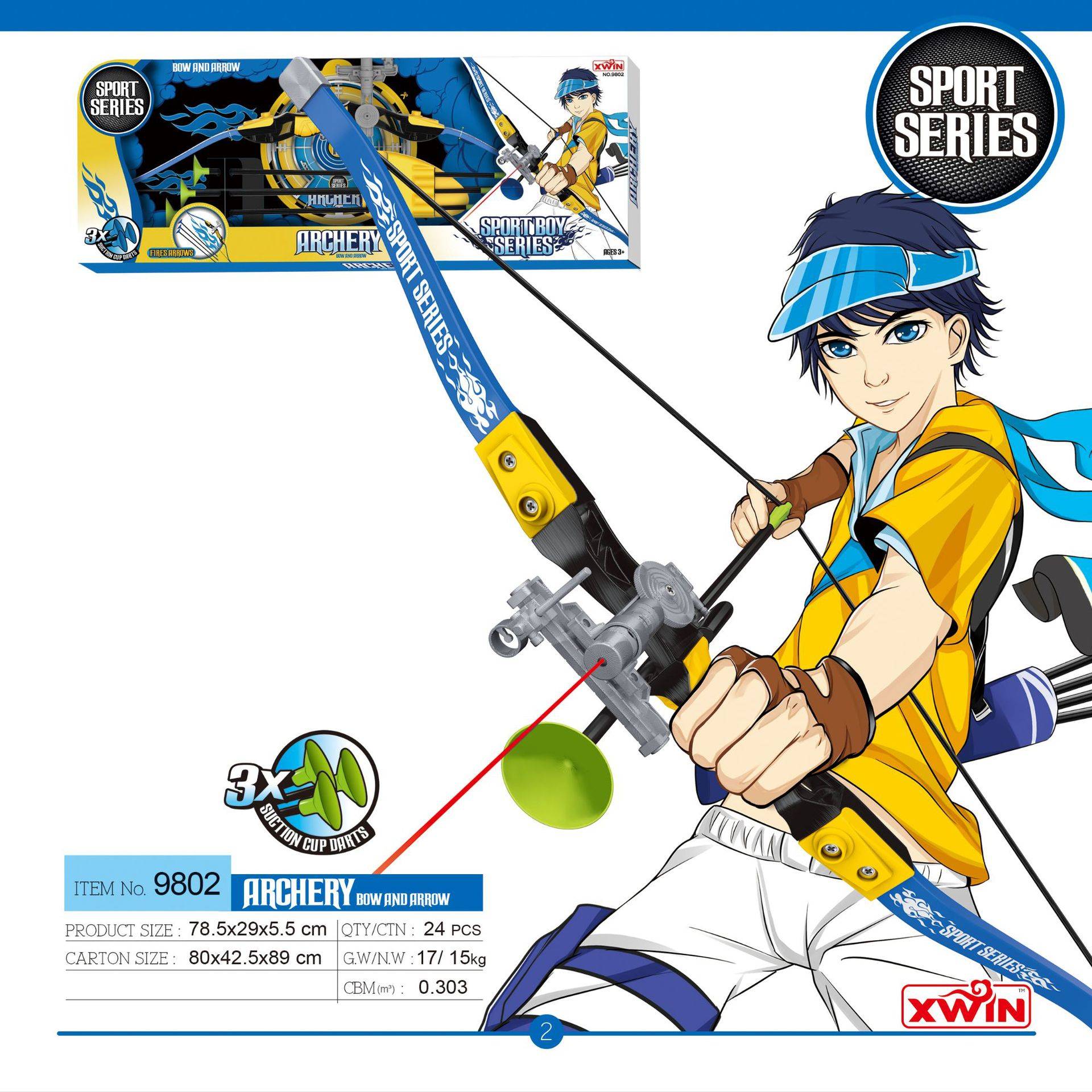 Children's Bow, Arrow toy Set Getting Start Shooting Crossbow Crossbolta target A full set of professional suction cup users outside sports boys