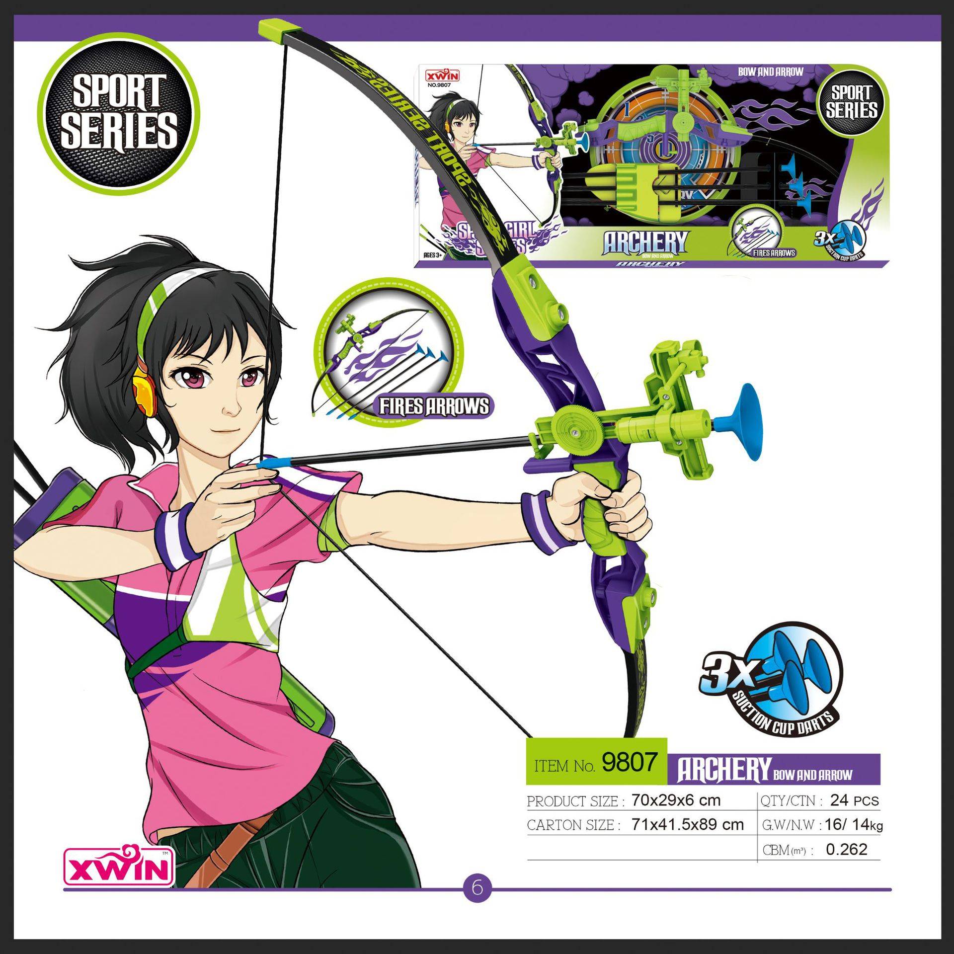 Children's Bow, Arrow toy Set Getting Start Shooting Crossbow Crossbolta target A full set of professional suction cup users outside sports boys