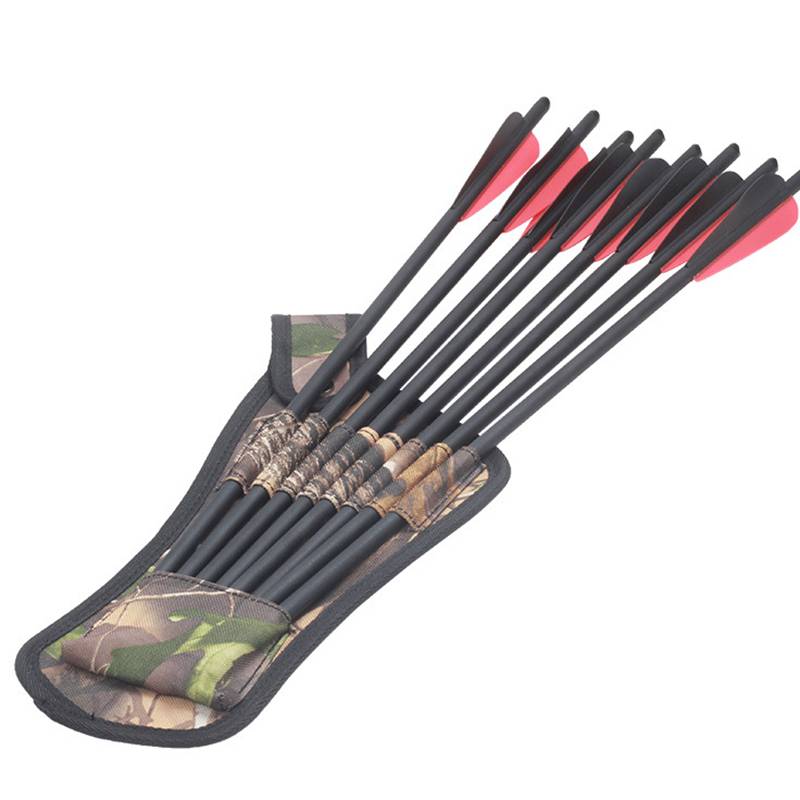 Bow, arrow, outdoor mini -arrow bag portable traditional bow waist, long arrow, beautiful hunting anti -curved camouflage arrow bag