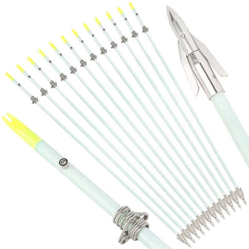 Professional firefish arrow with luminous bow compound bow, universal solid solid long rod shooting arrow support fisherman arrow branch