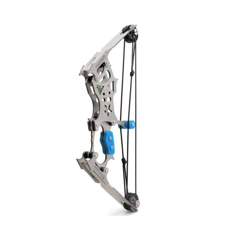 Bow, arrow bow and arrow compound bow pulley bow antitripted bow stainless steel soldiers weapon small bow ejel