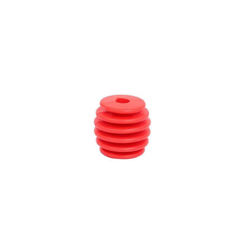 Manufacturer's spot stopstroded pole shock -absorbing head rubber material material shock absorption, sound absorption, arrow arrow accessories double color optional