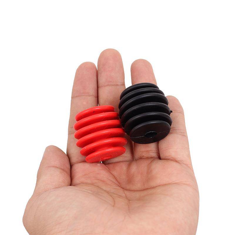 Manufacturer's spot stopstroded pole shock -absorbing head rubber material material shock absorption, sound absorption, arrow arrow accessories double color optional