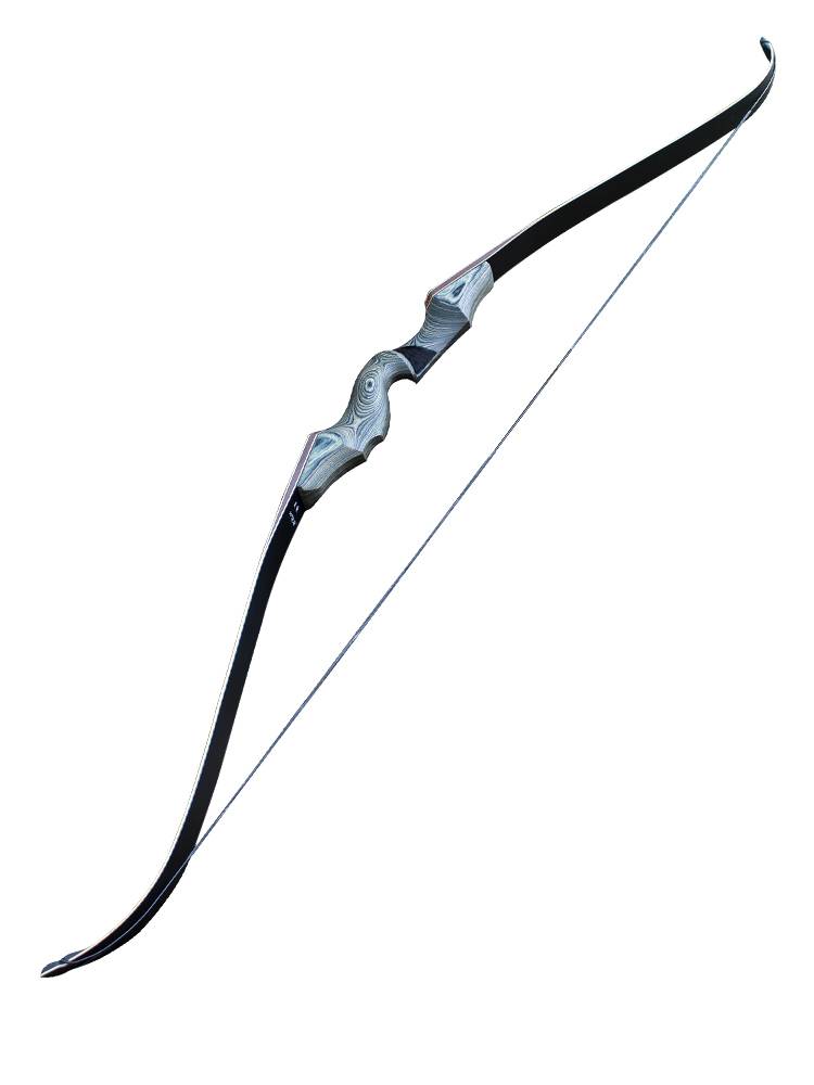 Old Black Lingyun Mai Hunting Bow Spline Outdoor Archery Set Introduction Professional Traditional Black Hunter