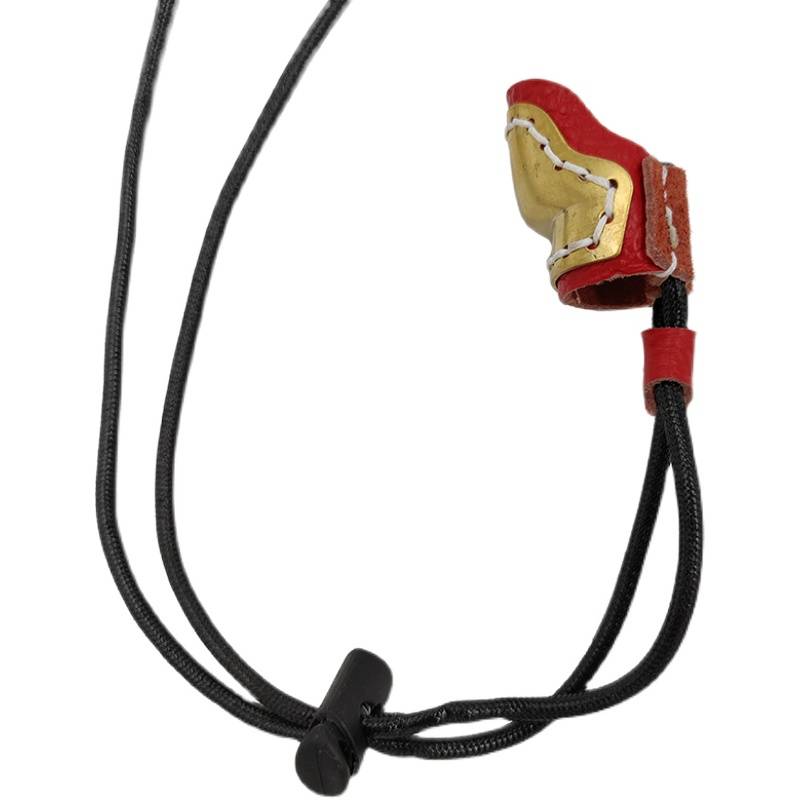 Bow arrow, arrow B to pull finger protective gear, traditional bow, bold outdoor cowhide, pumping thumb copper tablets