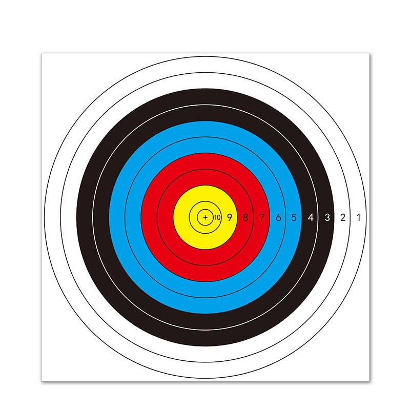 Archery target paper bow and arrow target indoor photo cloth full ring half -ring non -shrinkable ruler anti -curvature bow composite bow can customize arrow target