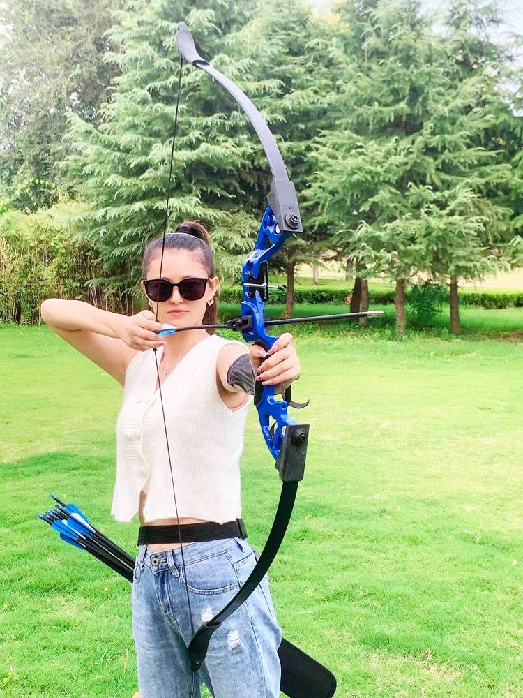 Bow and arrow adult shooting arrow shooting sports alloy Atletico antico bow professional beauty hunting bow outdoor straight bow bowwing equipment