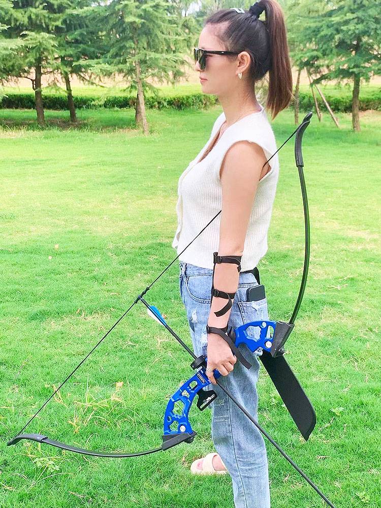 Bow and arrow adult shooting arrow shooting sports alloy Atletico antico bow professional beauty hunting bow outdoor straight bow bowwing equipment