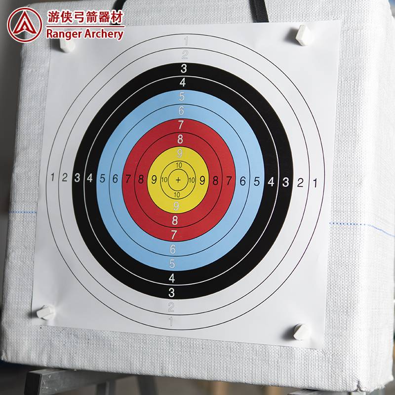 Target paper and arrows, arrow and archery equipment and thick target paper