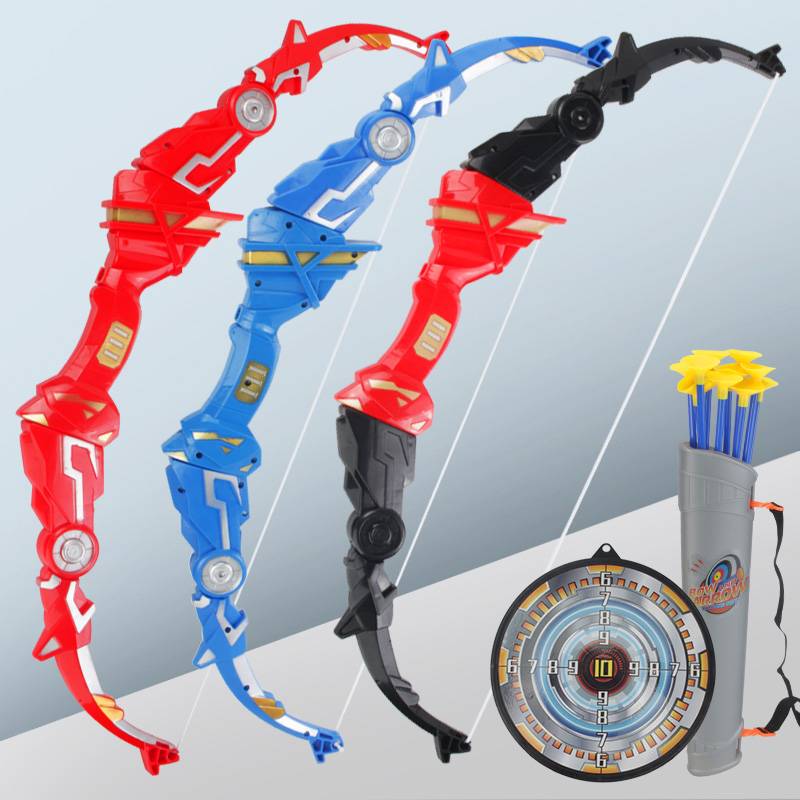 Children can fold the arrow bow and arrow toy, a boy suite arrow target shooting sports suction cup arrow kindergarten