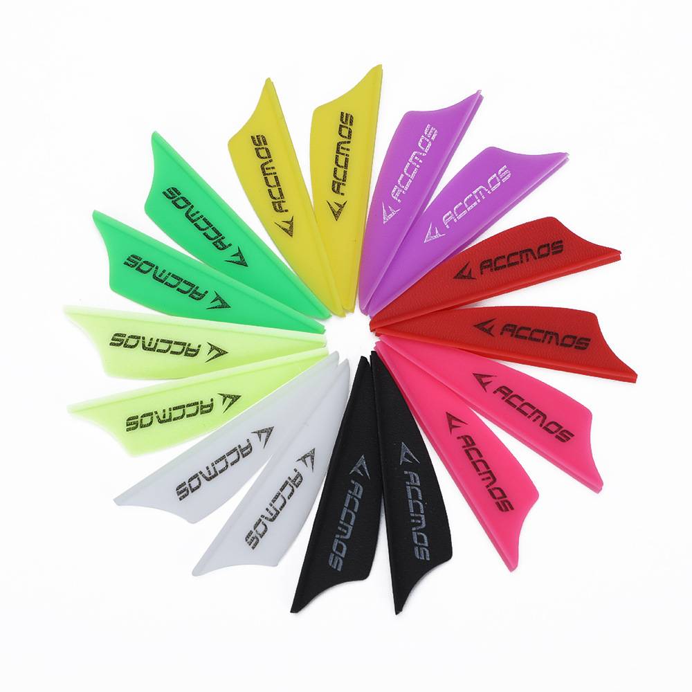 Bow arrow feather ACC shield feathers 1.75 inch arrow feather high bomb plastic feather arrow accessories