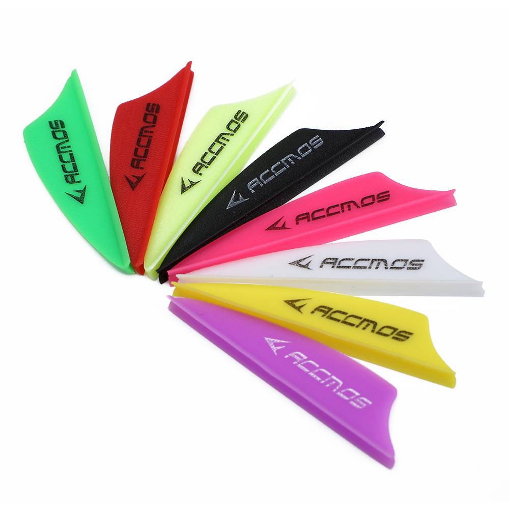 Bow arrow feather ACC shield feathers 1.75 inch arrow feather high bomb plastic feather arrow accessories