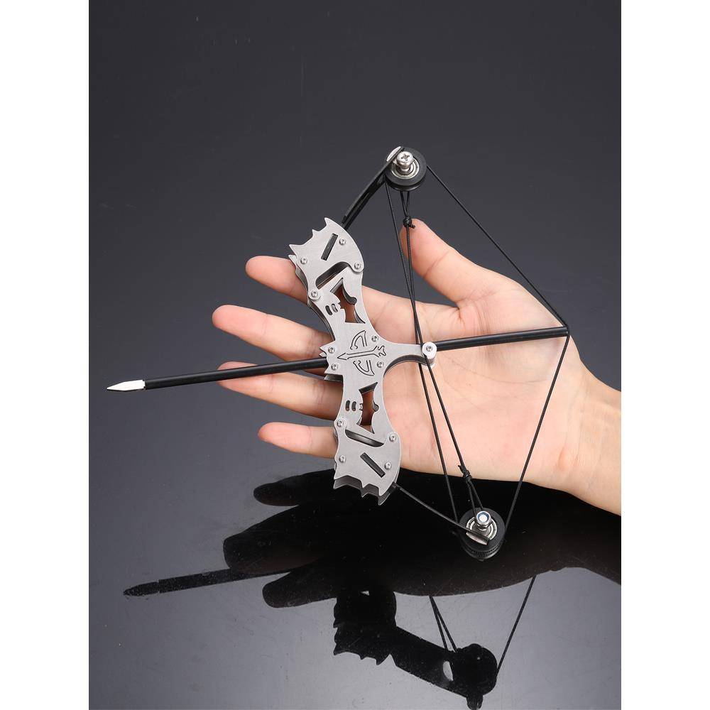Stainless Steel Micro Micro Bow Composite Bow Bow Bow Bow Bow Revival Bow Arrow soldiers Weapon Small Bow