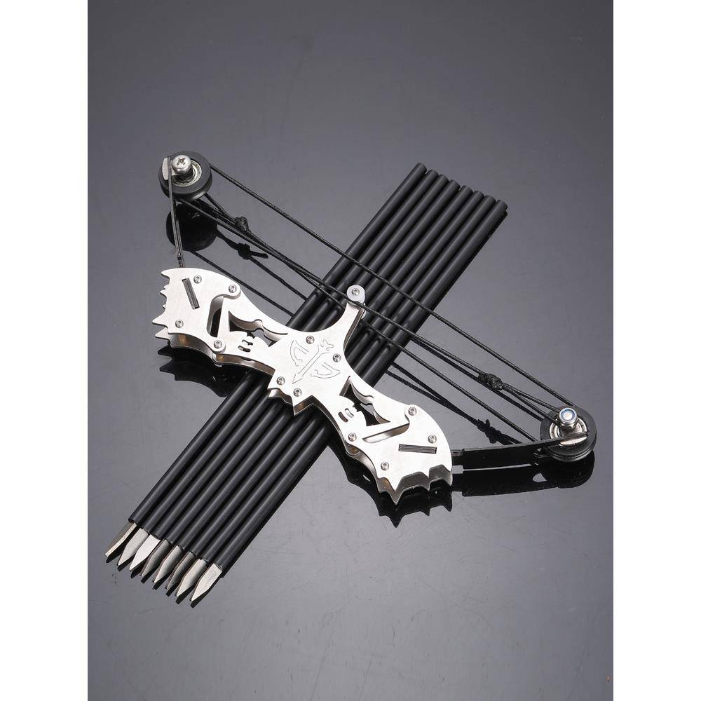Stainless Steel Micro Micro Bow Composite Bow Bow Bow Bow Bow Revival Bow Arrow soldiers Weapon Small Bow