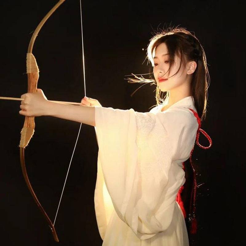 Bow, arrow toy children's bow and arrow toy shooting wooden bow and arrow boy traditional ancient style photography costume bow arrow props