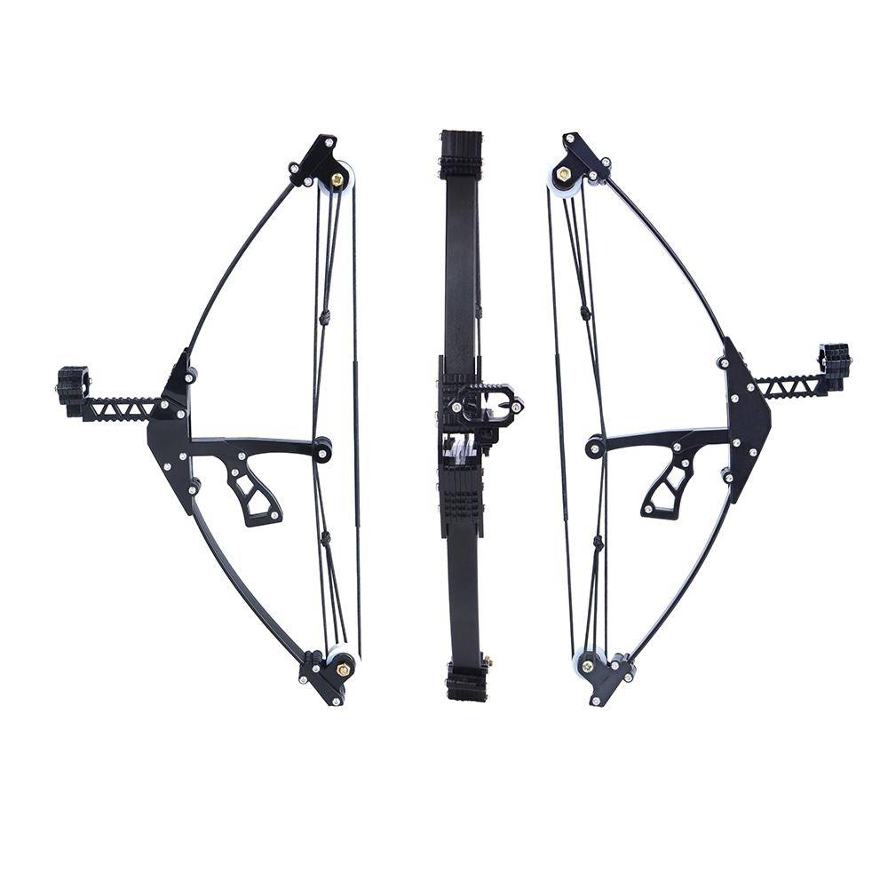 A mini-triangular composite bow, a micro-bow, self-repressive toy-fired arrow-shooter