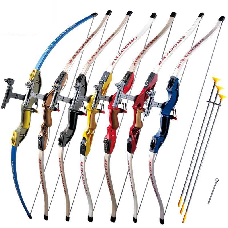 Boy shooting bow, arrow toy, children's safety suction arrow shooting set parent -child outdoor sports crossbow tradition