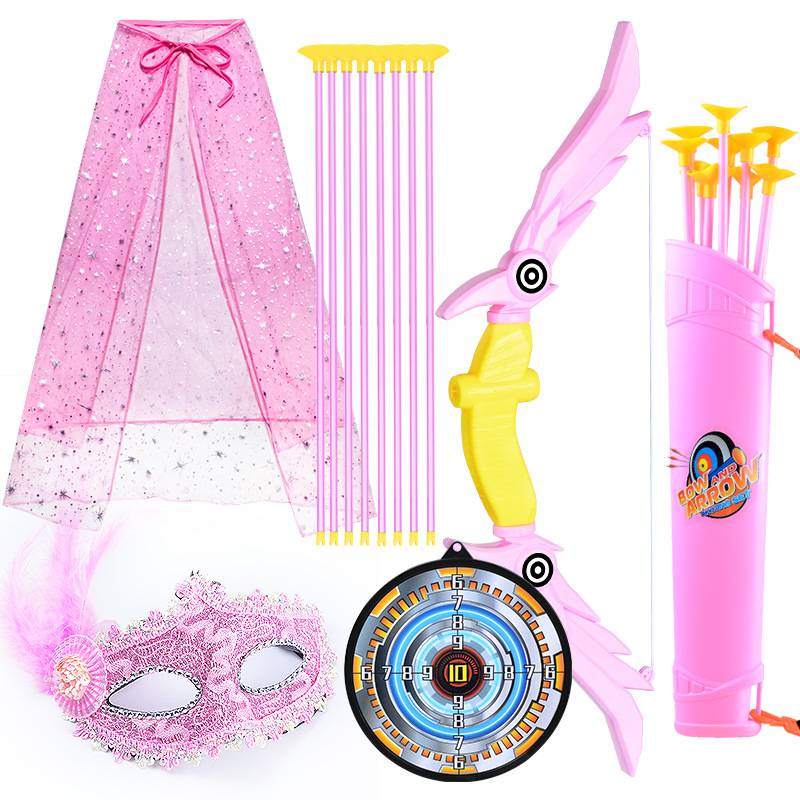 Bingxue Qiyuan Children's Bow, Arrow toy Arrow Arrow Target target shooting indoor outdoor leisure toys festival gift