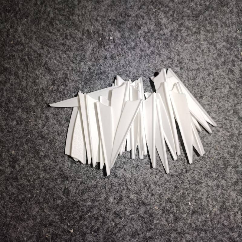 Archery equipment 2.5 inches/3 inch plastic arrow feather droplet -type arrow feather glass fiber, wooden arrow, aluminum arrow carbon arrow feathers