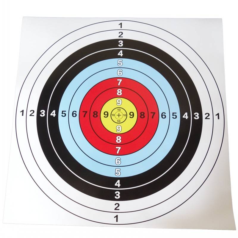 Bow and arrow target paper shooting target map composite anti -curved bow slingshot shooting 40/60 full ring sticker paper target ring sticker