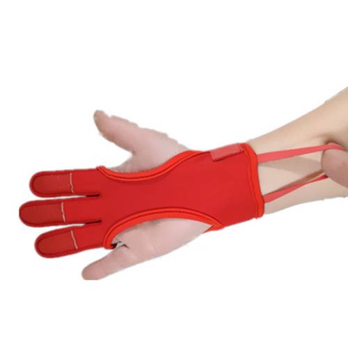 Archery finger finger three -finger gloves, adults, men, women, children, children, children, anti -curved bow traditional straight bow arrows