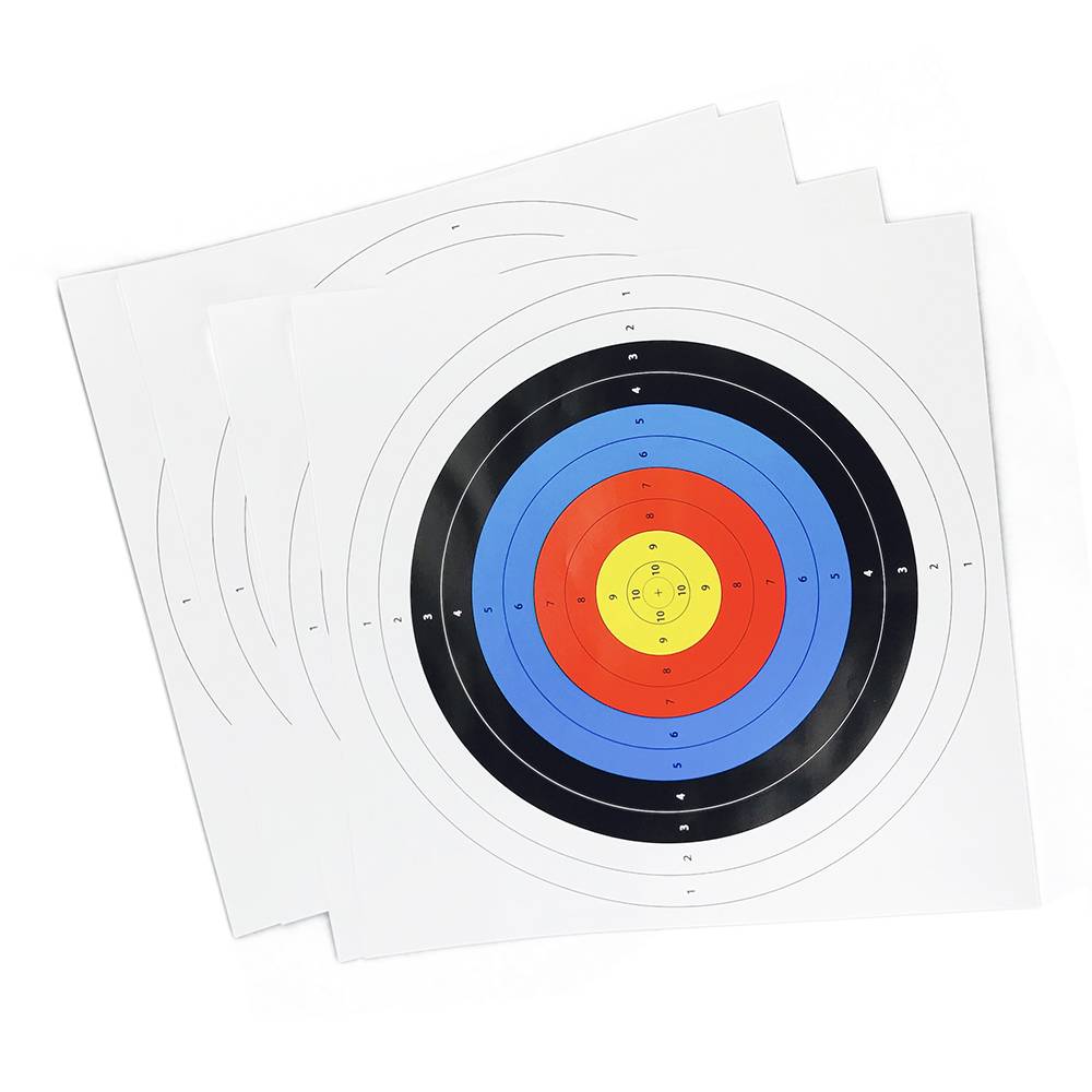 Bow arrow archery equipment target paper high -quality color print target map 40x40cm archery competition practice target rack target