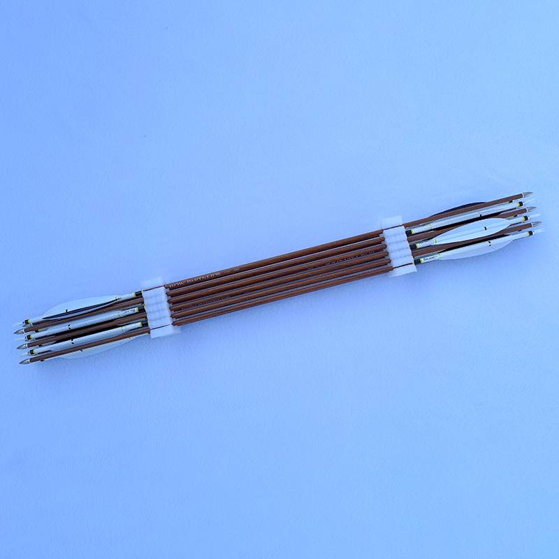 6.2mm Three -Zhenyu wooden pattern pure carbon arrow beauty hunting traditional bow shooting shooting than W racing exercise special arrows
