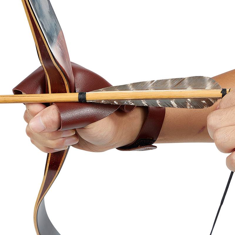 Cold -leather finger anti -curved bow accessories Children shoot arrows and arm arms three fingers gloves traditional bow tank fingers bow and arrow protective gear