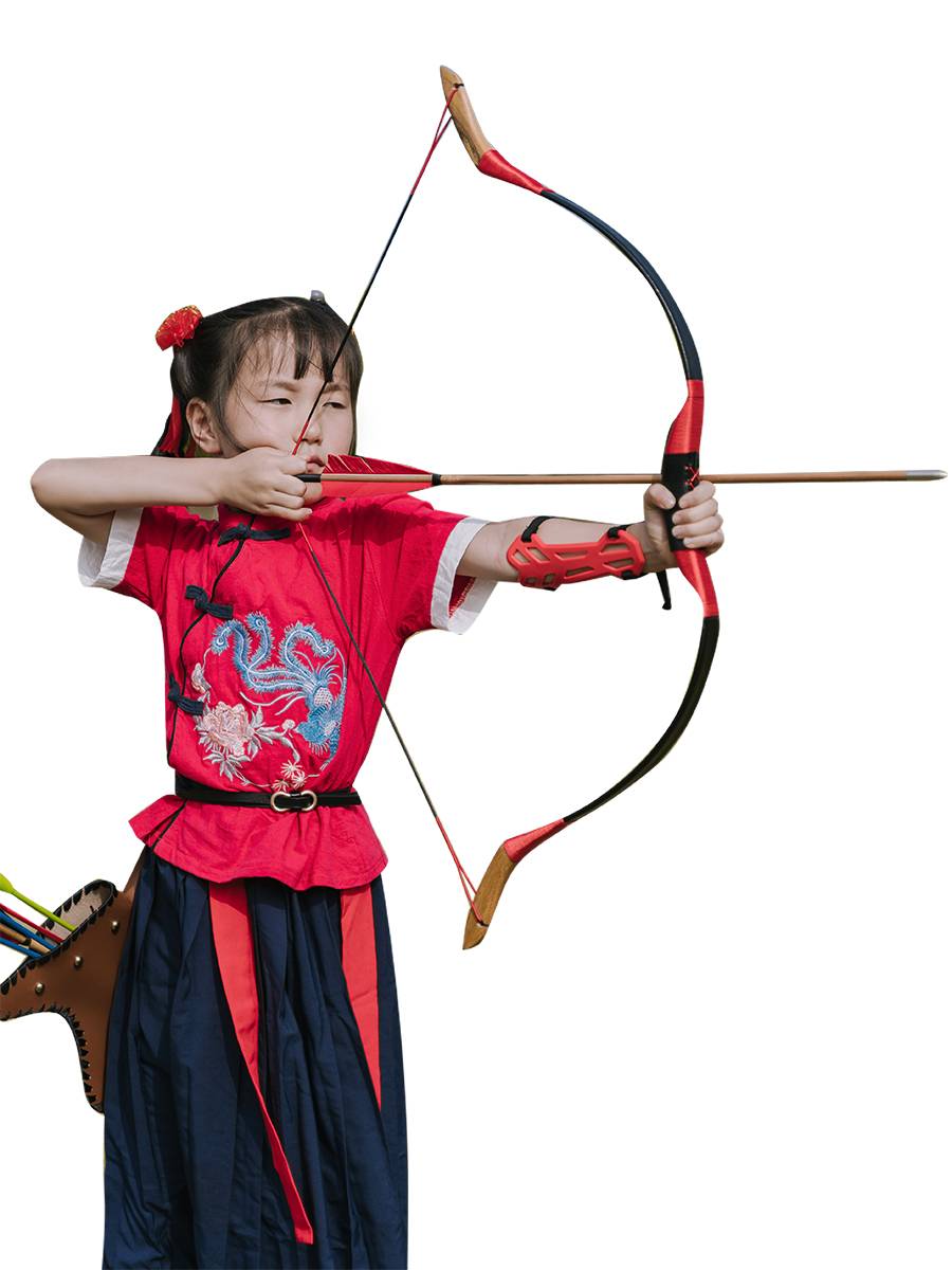 Professional children's traditional bow and arrow shooting sports suction cup juvenile archery toy set 4-16 years old