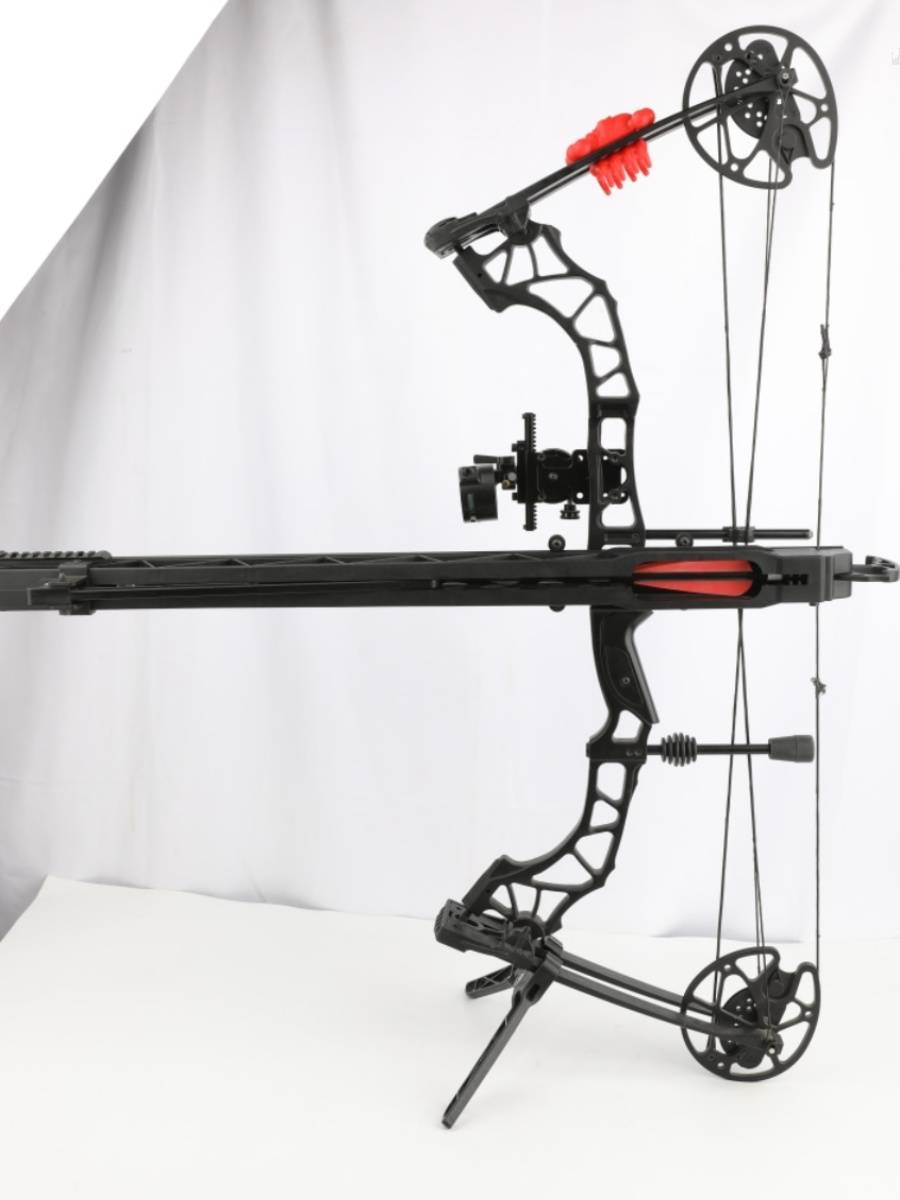 2024 new fire bow shooting six consecutive hair arrows composite bow antitripted archery auxiliary metal complex and bow