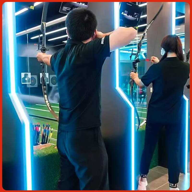 Indoor mobile target arrow hall entertainment equipment bow and arrow equipment competitive sports project shopping mall bombing experience