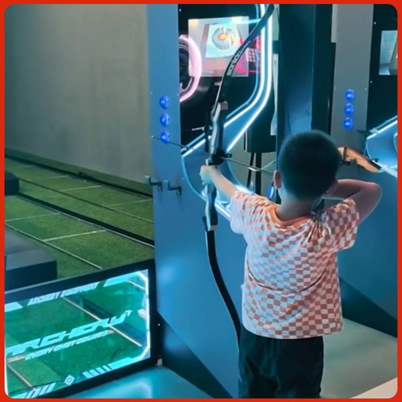 Indoor mobile target arrow hall entertainment equipment bow and arrow equipment competitive sports project shopping mall bombing experience