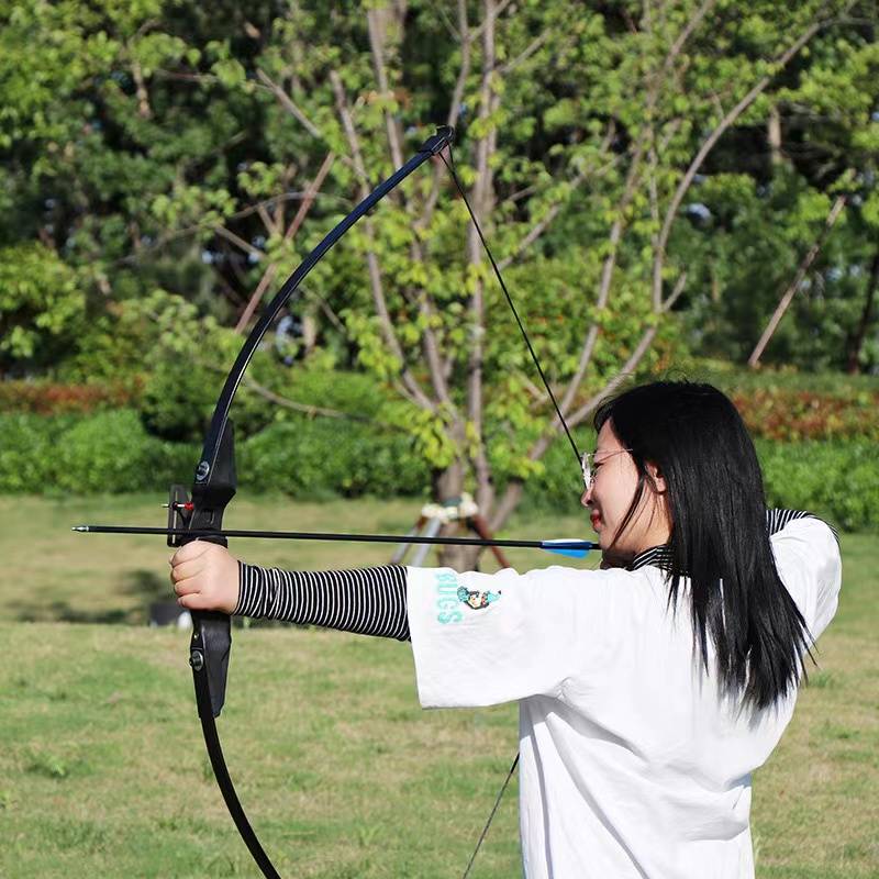 Bow and arrow equipment anti -curved bow bowl bow, bow and arrow target outdoor parent -child sports arrow hall CS competition