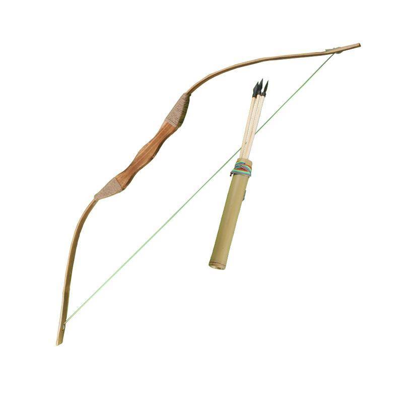 Children's Bow, Arrow toy Boy, Girls, Outdoor Shooting Set Wooden Suffering Arrow Houyi Bow Competition props