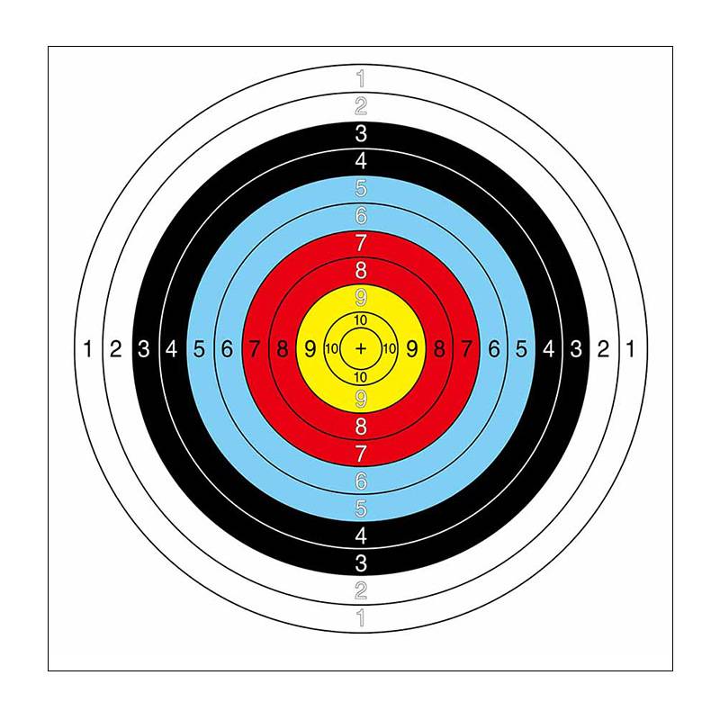 Children's bow and arrow target paper are all half -ring dart competition training shooting archery museum special exercise arrow target grass target