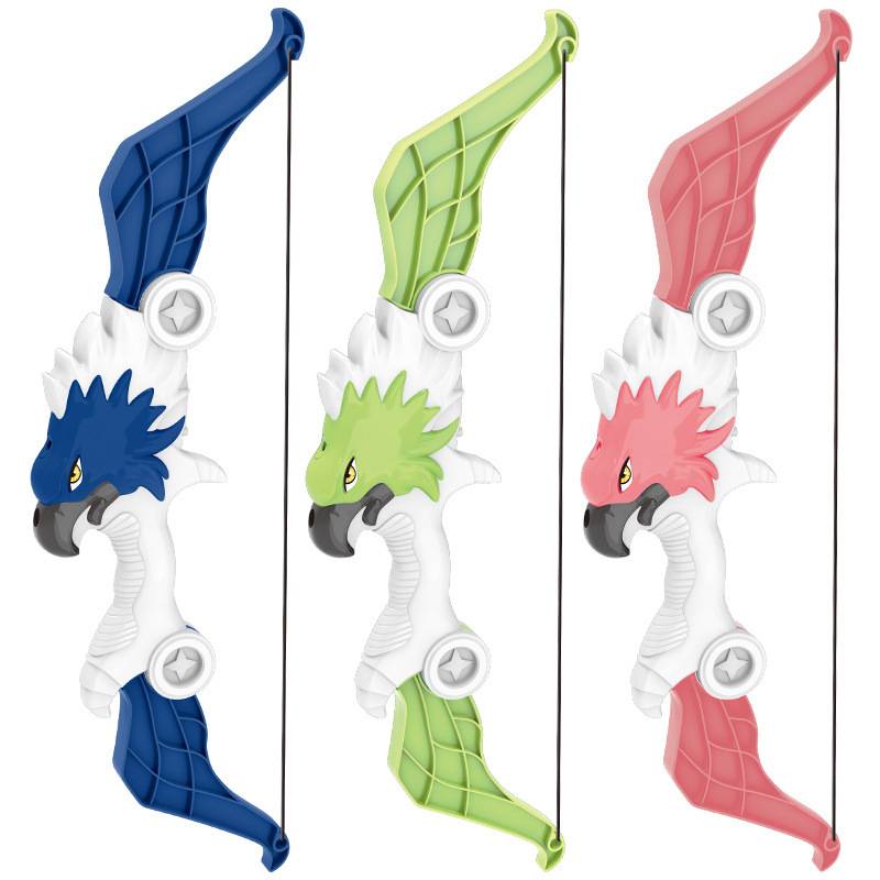 New Year Folding Bow Arrow Pan Shooting Revitalized Bow Interior Sports Children's Suffering Fingering Finger Protective Archery Set toys