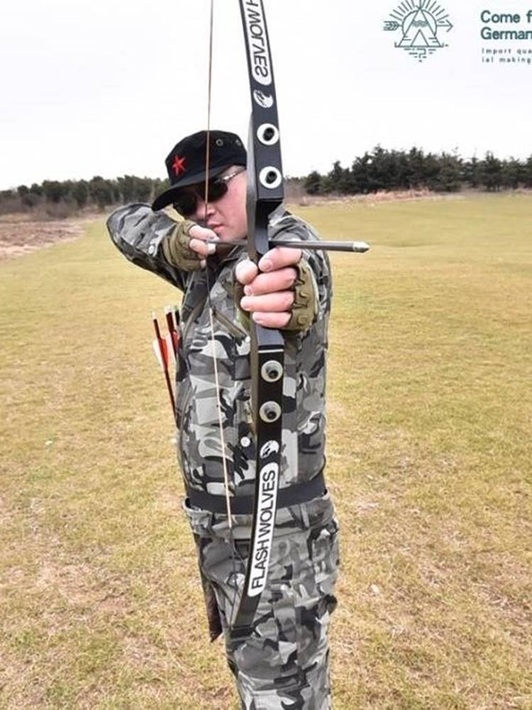 Bow arrow adult shooting archery, anti -curved bow, professional composite bow, children's toy bow and arrow traditional beauty hunting set