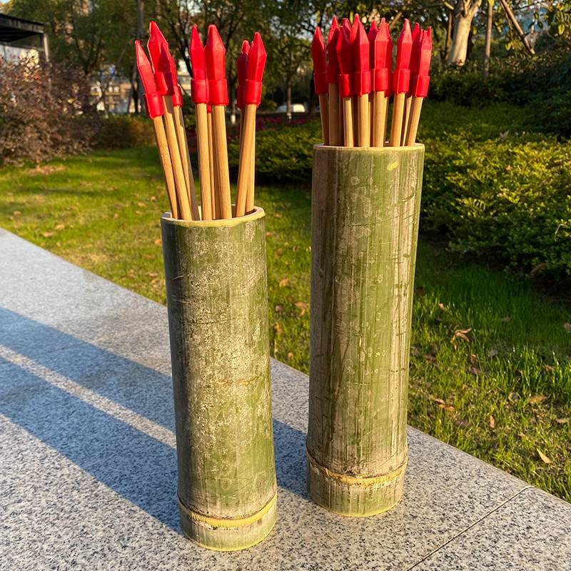 Children's investment pots and arrow groups to build a game with kindergarten puzzle traditional nostalgic party outdoor archery toys