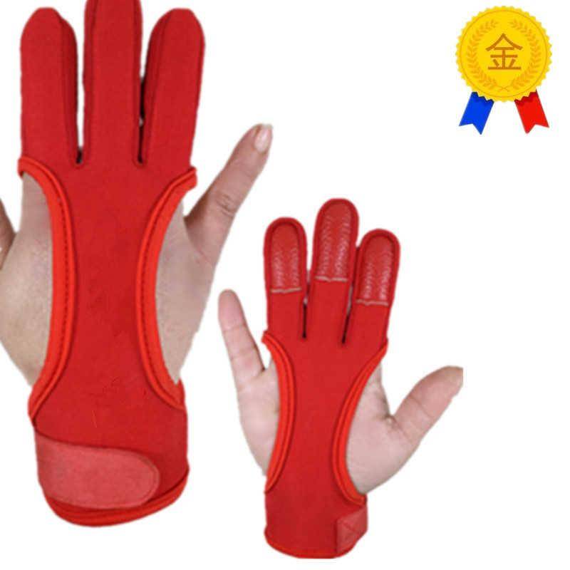 children's elementary school baby finger protection equipment men and girls gloves traditional bow arrow arrow protective gear three fingers