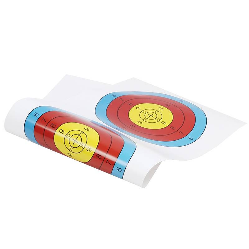 Composite anti -curved bow shooting arrows, two -united three -united 120 80 semi -ring 40 full -ring target paper target bow and arrow target ring
