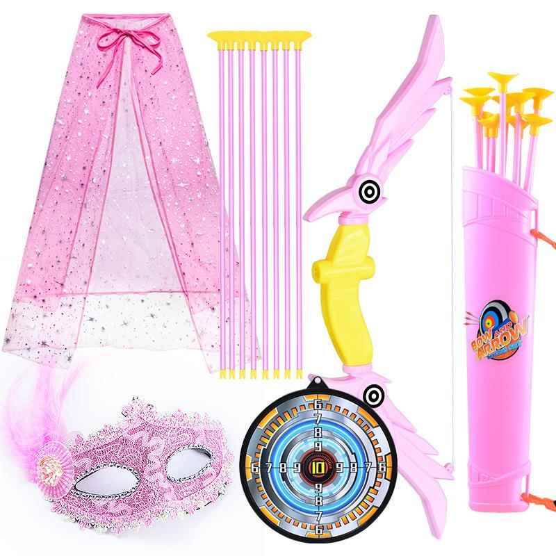 Bingxue Qiyuan Children's Bow, Arrow toy Arrow Arrow Target target shooting indoor outdoor leisure toys festival gift