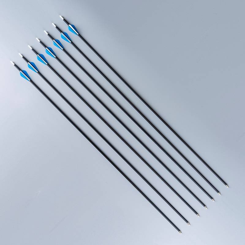 Arrow Hall 6mm short feathery mixed carbon arrow Children's adult bow can use high quality 700 deflection