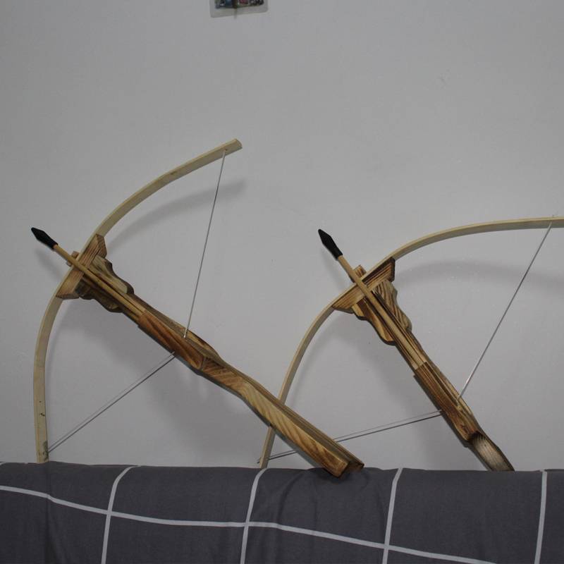 Crossbow Bow, Sword Bow Outdoor Archery Toys Weapon Zhuge Lian Cross Male Gil Wood Bamboo and Wood Prop