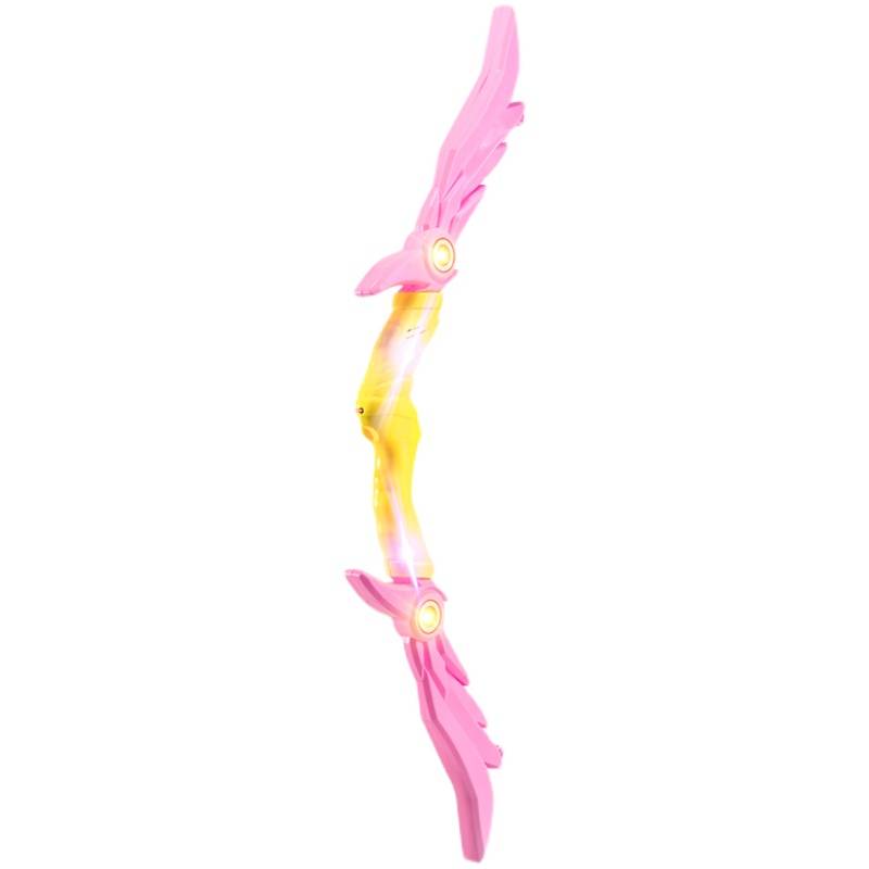 Children glowing girl, boy shooting arrow bow, arrow, toys, sports outdoor interior arrow, arrow target shooting toy set