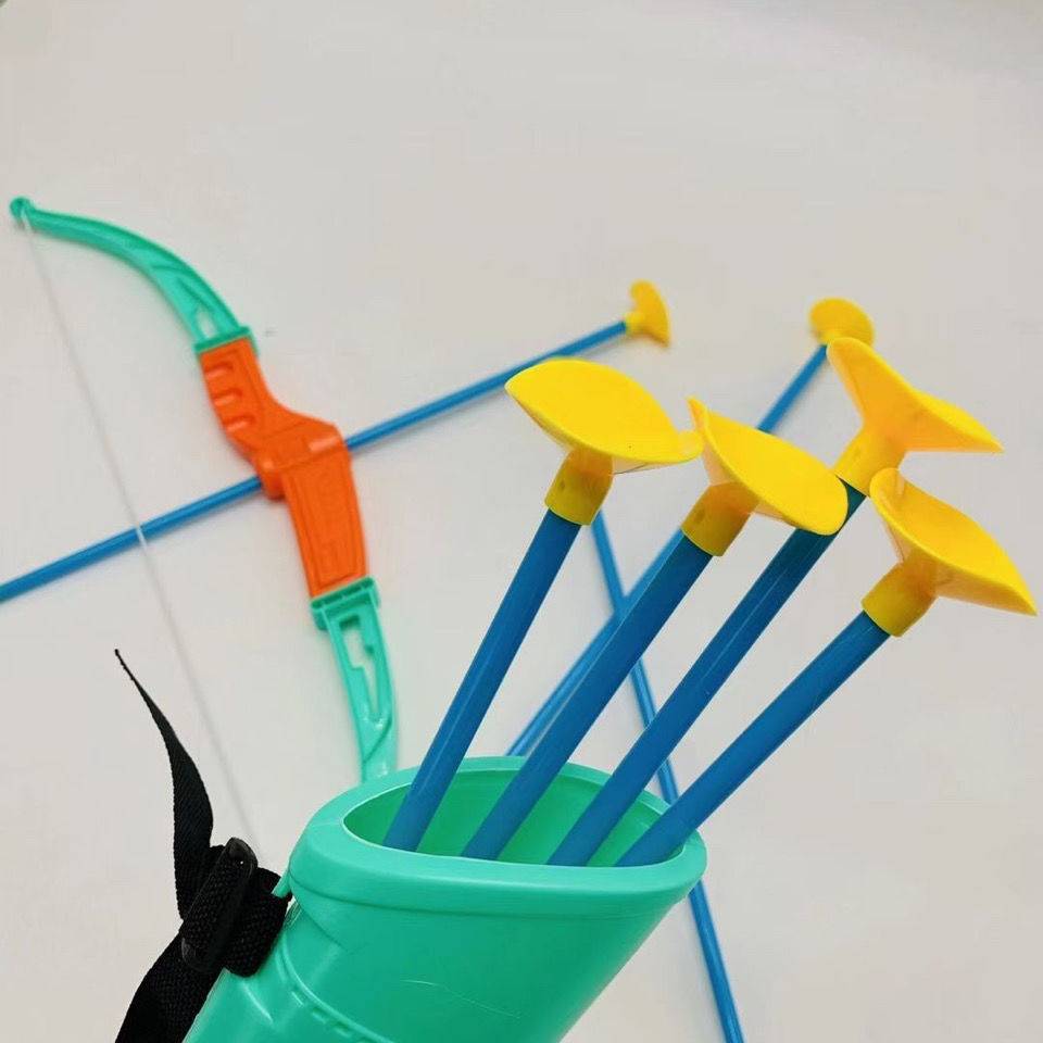 Children's bow, arrow toy set, arrow arrow target suction cup full set of traditional babies safe competitive outdoor shooting motion