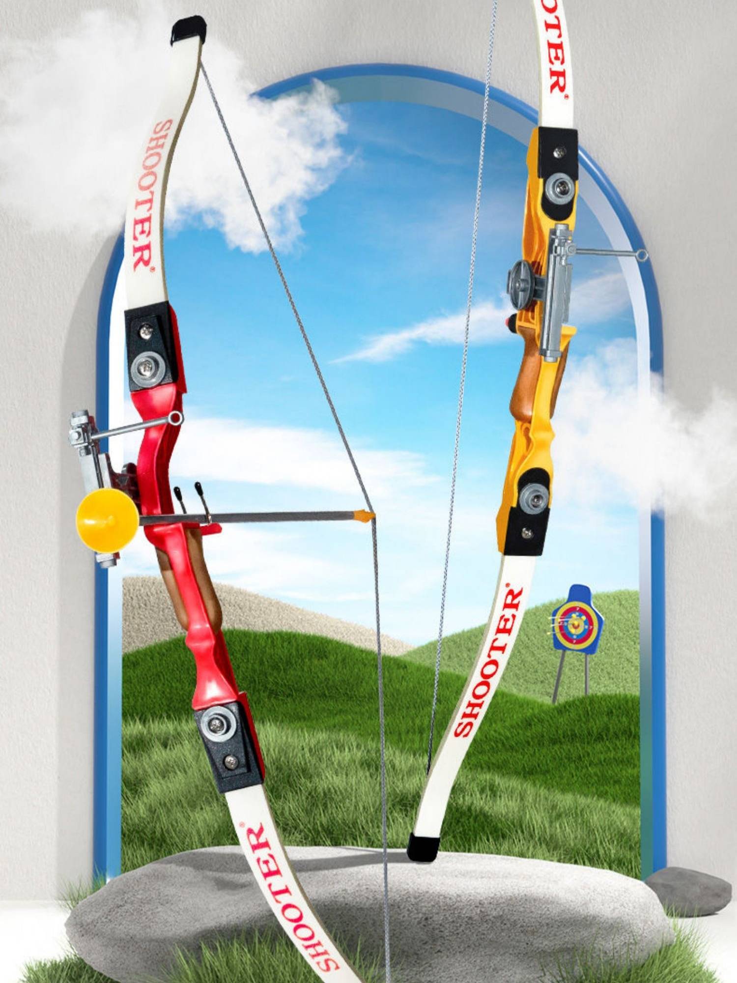 Children's Bow, Arrow toy Set Getting Start Shooting Crossbow Crossbollane A full set of professional suction cup children outdoor sports boys