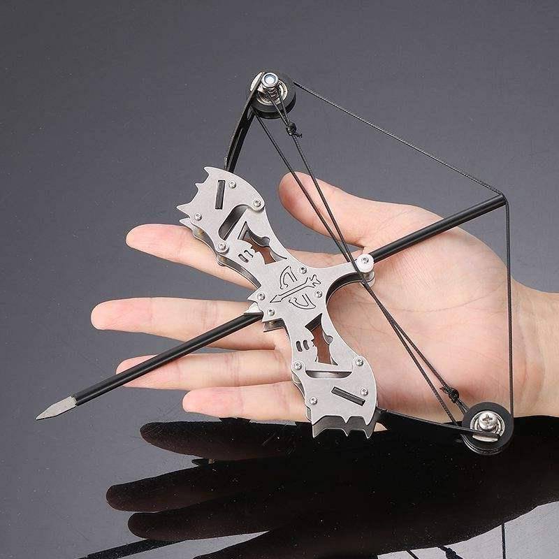 Edition stainless steel mini composite micro pulleus anti -shooting bow arrow dart/shooting/archery bow and arrow