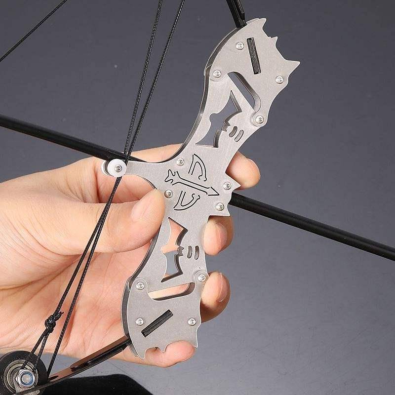 Edition stainless steel mini composite micro pulleus anti -shooting bow arrow dart/shooting/archery bow and arrow