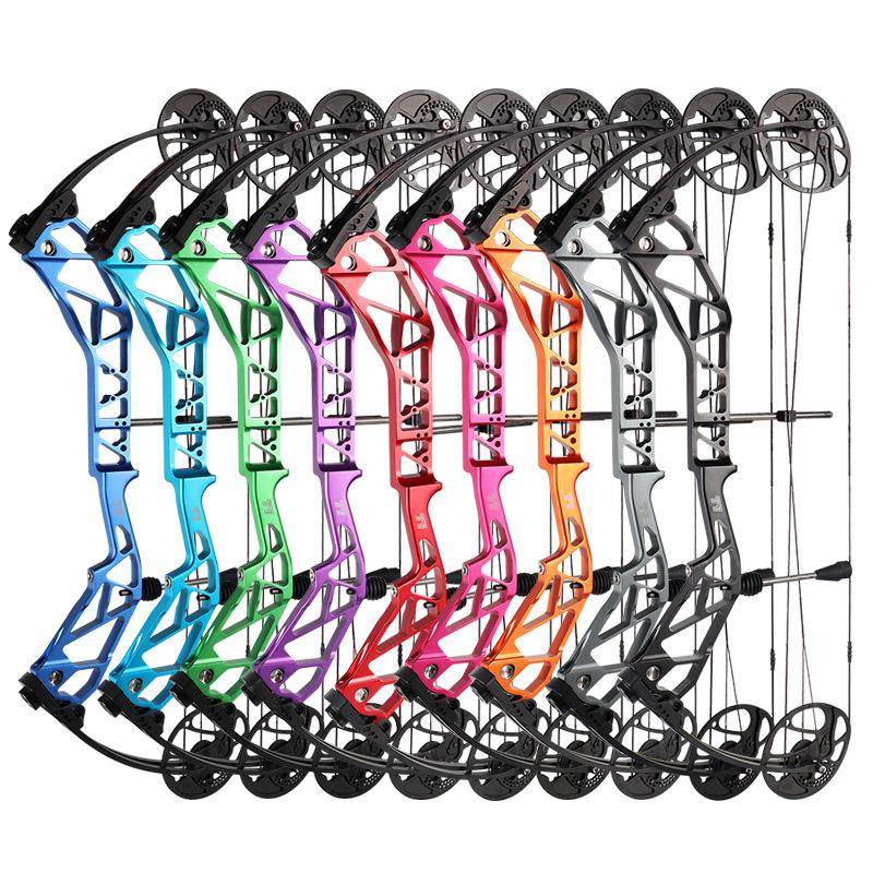 The new composite pulley bow and arrow 2024 T1Pro competitive archery competition vertex archery equipment pulls the pound number